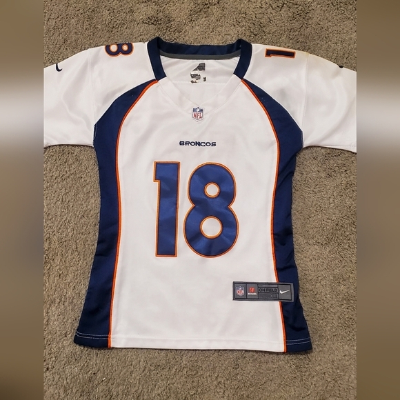 Nike Peyton Manning #18 Denver Broncos  Women's Game Jersey - White Size Small - Picture 5 of 12
